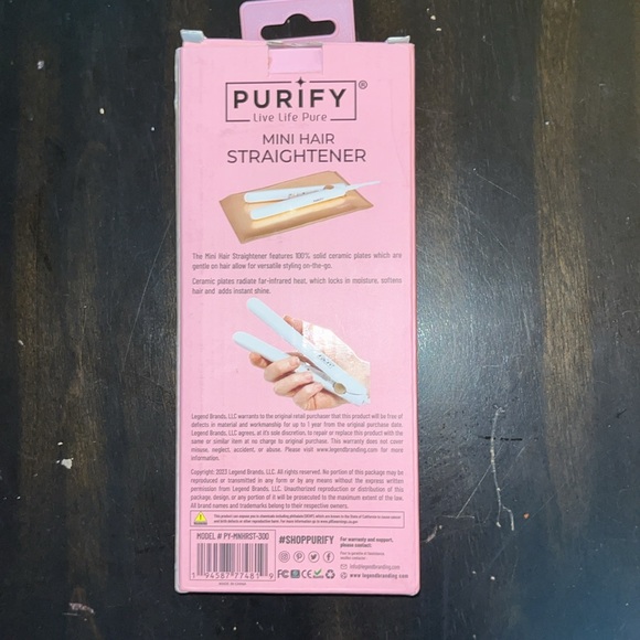 Purify Mini Hair Straightener - Picture 3 of 4